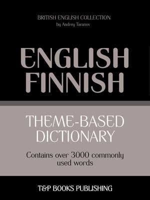 cover image of Theme-Based Dictionary